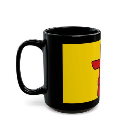 Flag of Nunavut Canada - Black Coffee Mug-The Sticker Space