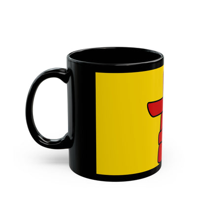 Flag of Nunavut Canada - Black Coffee Mug-The Sticker Space