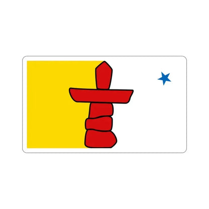 Flag of Nunavut Canada STICKER Vinyl Die-Cut Decal 2 Inch - The Sticker Space