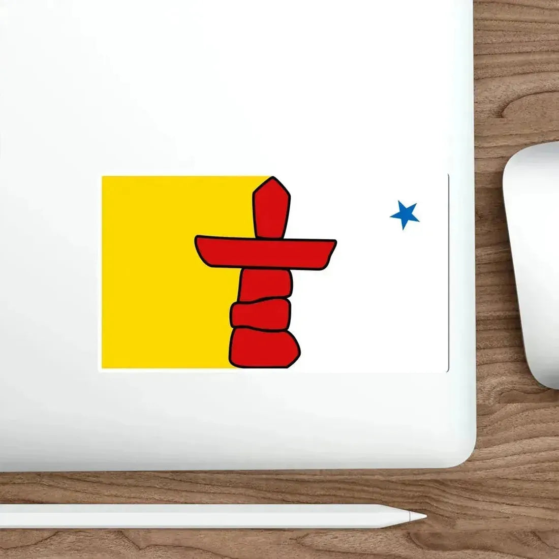 Flag of Nunavut Canada STICKER Vinyl Die-Cut Decal - The Sticker Space