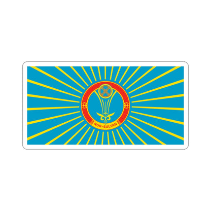 Flag of Nur Sultan Kazakhstan STICKER Vinyl Die-Cut Decal-2 Inch-The Sticker Space