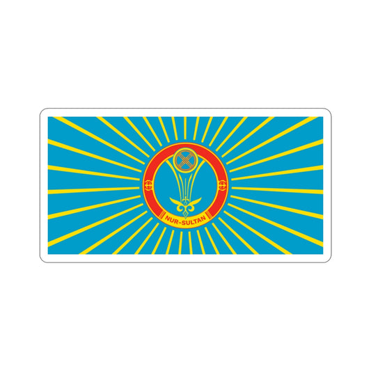 Flag of Nur Sultan Kazakhstan STICKER Vinyl Die-Cut Decal-2 Inch-The Sticker Space