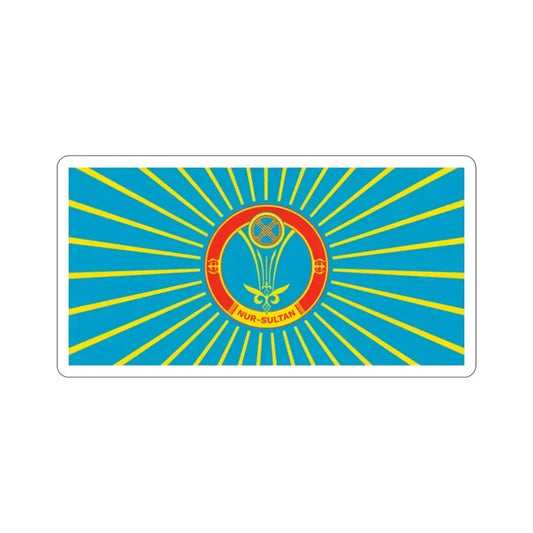 Flag of Nur Sultan Kazakhstan STICKER Vinyl Die-Cut Decal 2 Inch - The Sticker Space
