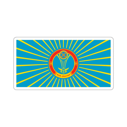 Flag of Nur Sultan Kazakhstan STICKER Vinyl Die-Cut Decal-3 Inch-The Sticker Space