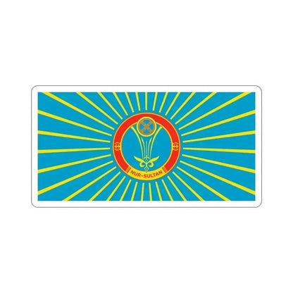 Flag of Nur Sultan Kazakhstan STICKER Vinyl Die-Cut Decal 3 Inch - The Sticker Space