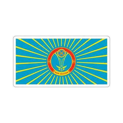 Flag of Nur Sultan Kazakhstan STICKER Vinyl Die-Cut Decal 4 Inch - The Sticker Space