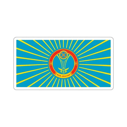 Flag of Nur Sultan Kazakhstan STICKER Vinyl Die-Cut Decal 5 Inch - The Sticker Space