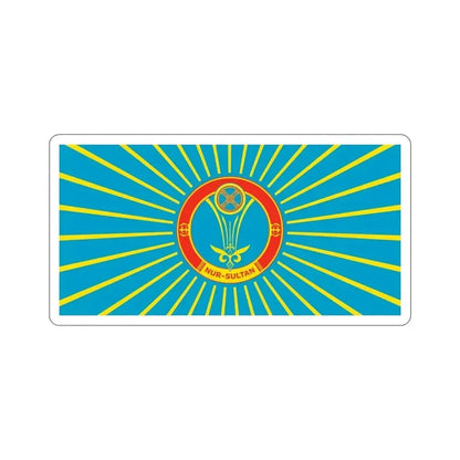 Flag of Nur Sultan Kazakhstan STICKER Vinyl Die-Cut Decal 6 Inch - The Sticker Space