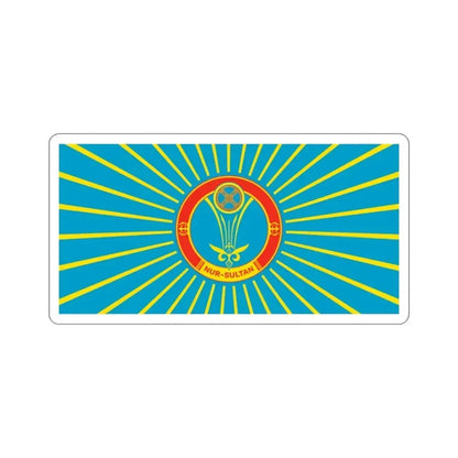 Flag of Nur Sultan Kazakhstan STICKER Vinyl Die-Cut Decal - The Sticker Space