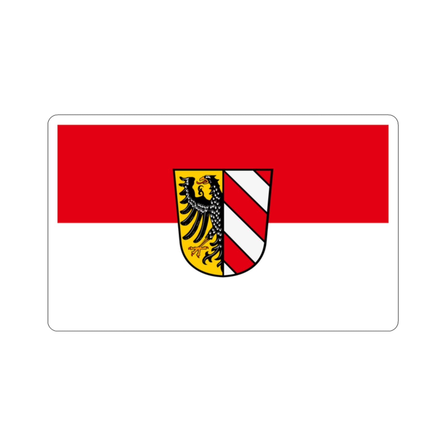 Flag of Nürnberg Germany STICKER Vinyl Die-Cut Decal-2 Inch-The Sticker Space