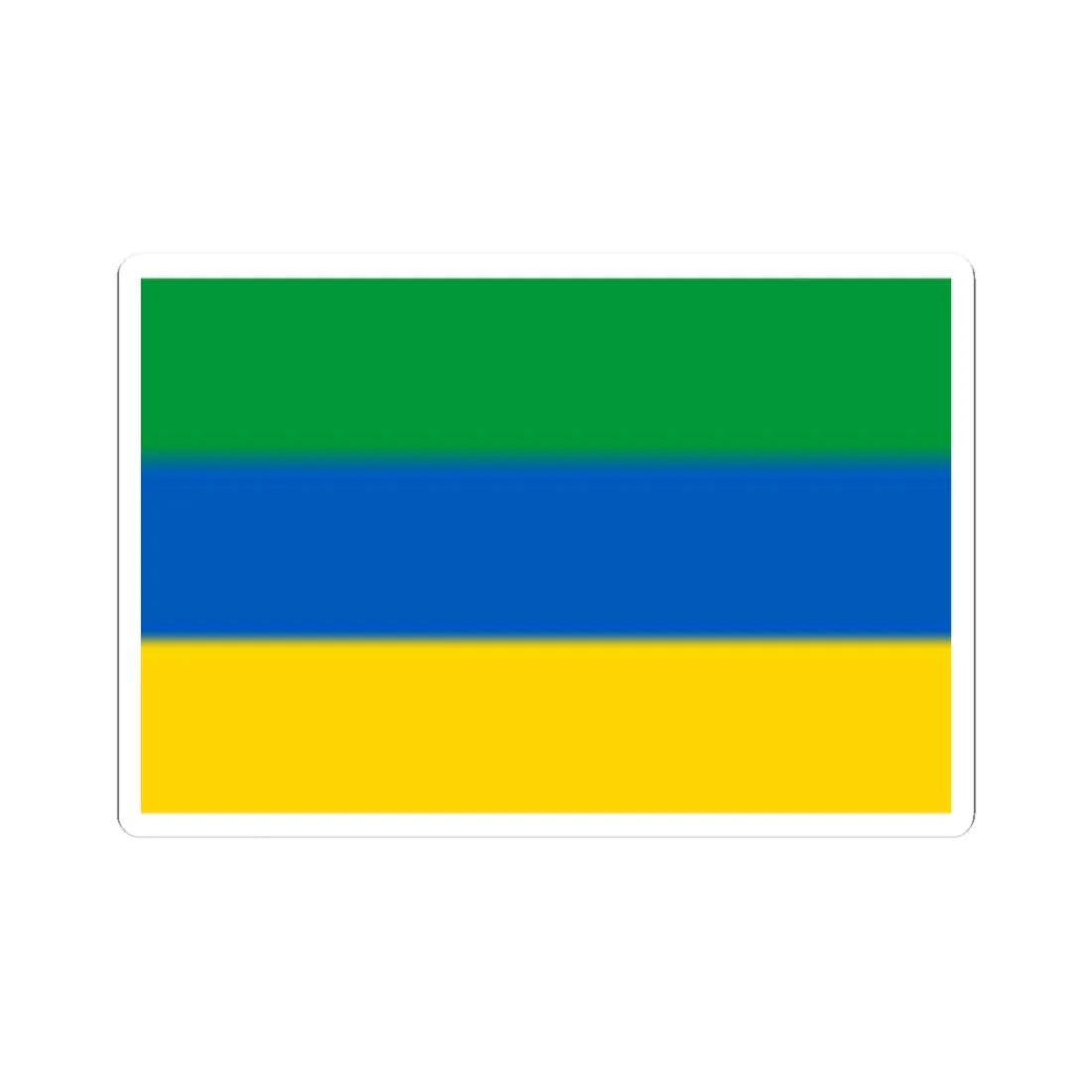 Flag of Nyzhnie Luhansk Oblast (Ukraine) STICKER Vinyl Kiss-Cut Decal 2 Inch White - The Sticker Space