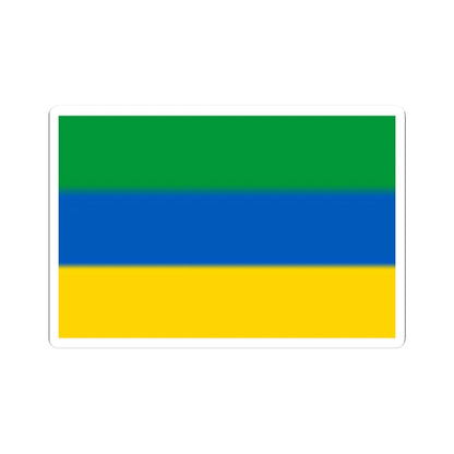 Flag of Nyzhnie Luhansk Oblast (Ukraine) STICKER Vinyl Kiss-Cut Decal 2 Inch White - The Sticker Space