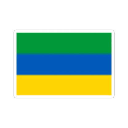 Flag of Nyzhnie Luhansk Oblast (Ukraine) STICKER Vinyl Kiss-Cut Decal 6 Inch White - The Sticker Space