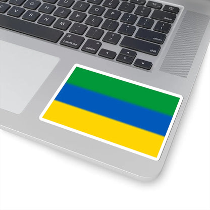 Flag of Nyzhnie Luhansk Oblast (Ukraine) STICKER Vinyl Kiss-Cut Decal - The Sticker Space