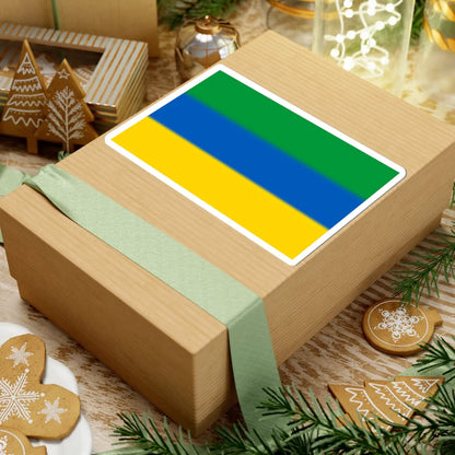 Flag of Nyzhnie Luhansk Oblast (Ukraine) STICKER Vinyl Kiss-Cut Decal - The Sticker Space