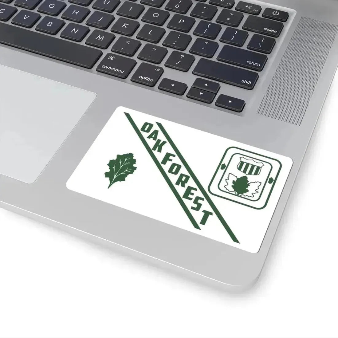 Flag of Oak Forest Illinois (United States) STICKER Vinyl Kiss-Cut Decal - The Sticker Space