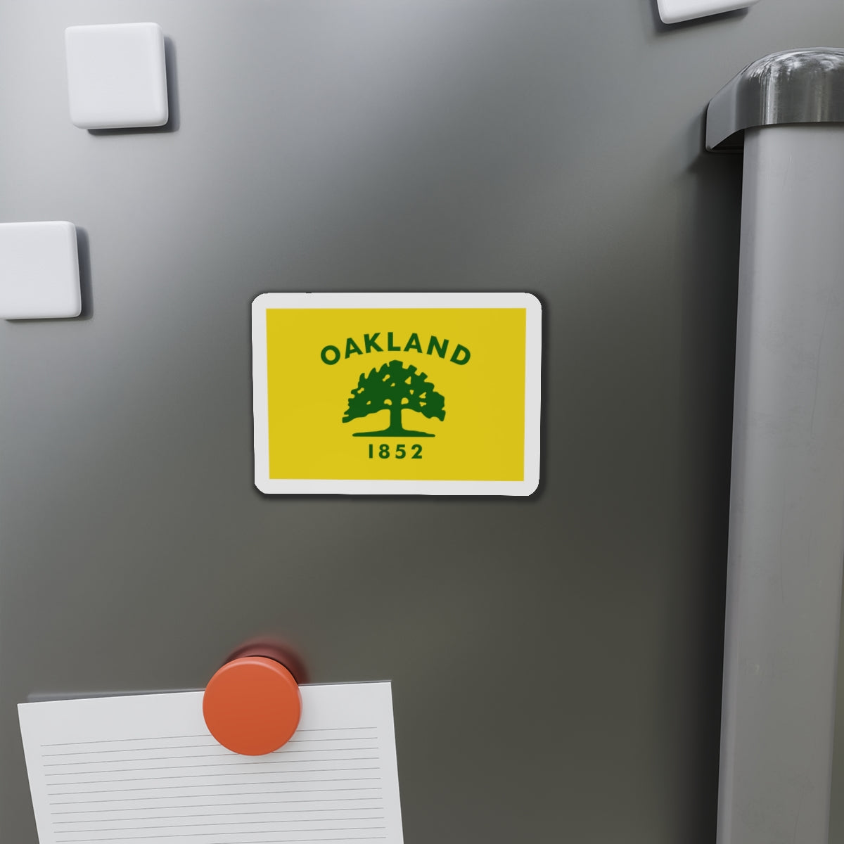 Flag of Oakland California - Die-Cut Magnet-The Sticker Space