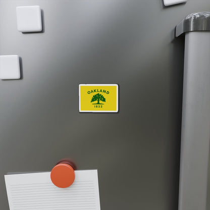 Flag of Oakland California - Die-Cut Magnet-The Sticker Space