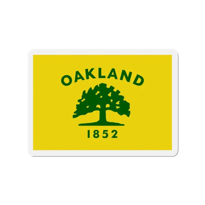 Flag of Oakland California - Refrigerator Magnet 2 Inch - The Sticker Space