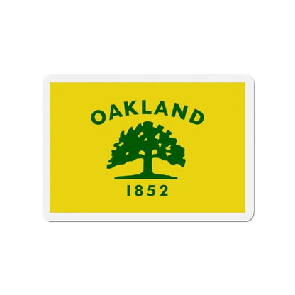 Flag of Oakland California - Refrigerator Magnet 3 Inch - The Sticker Space