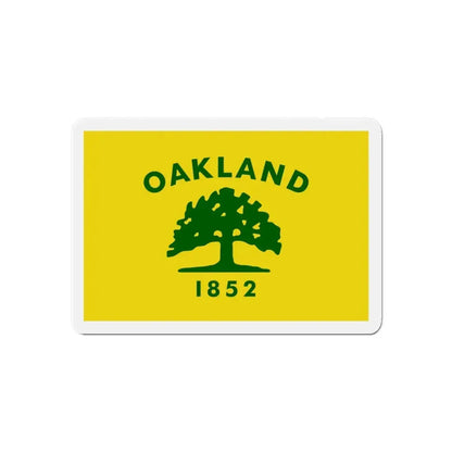 Flag of Oakland California - Refrigerator Magnet 6 Inch - The Sticker Space