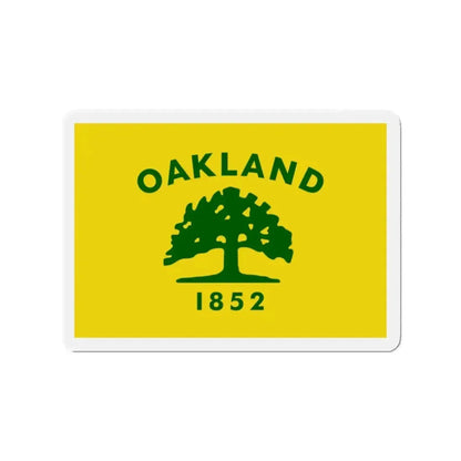 Flag of Oakland California - Refrigerator Magnet - The Sticker Space