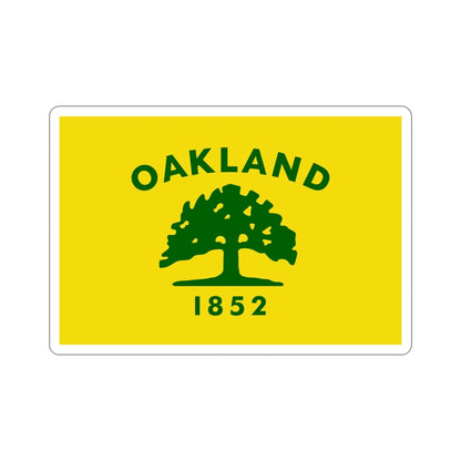 Flag of Oakland California USA STICKER Vinyl Die-Cut Decal-5 Inch-The Sticker Space