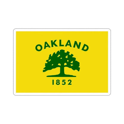 Flag of Oakland California USA STICKER Vinyl Die-Cut Decal - The Sticker Space