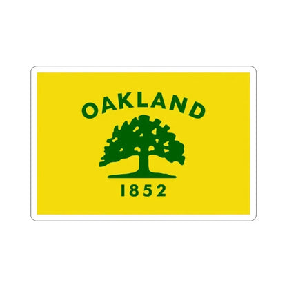 Flag of Oakland California USA STICKER Vinyl Die-Cut Decal - The Sticker Space