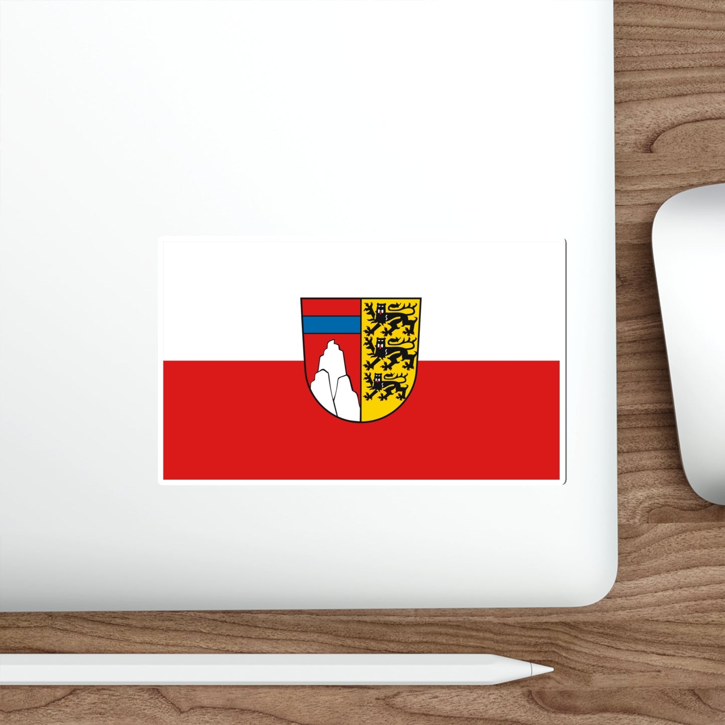 Flag of Oberallgäu Germany STICKER Vinyl Die-Cut Decal-The Sticker Space