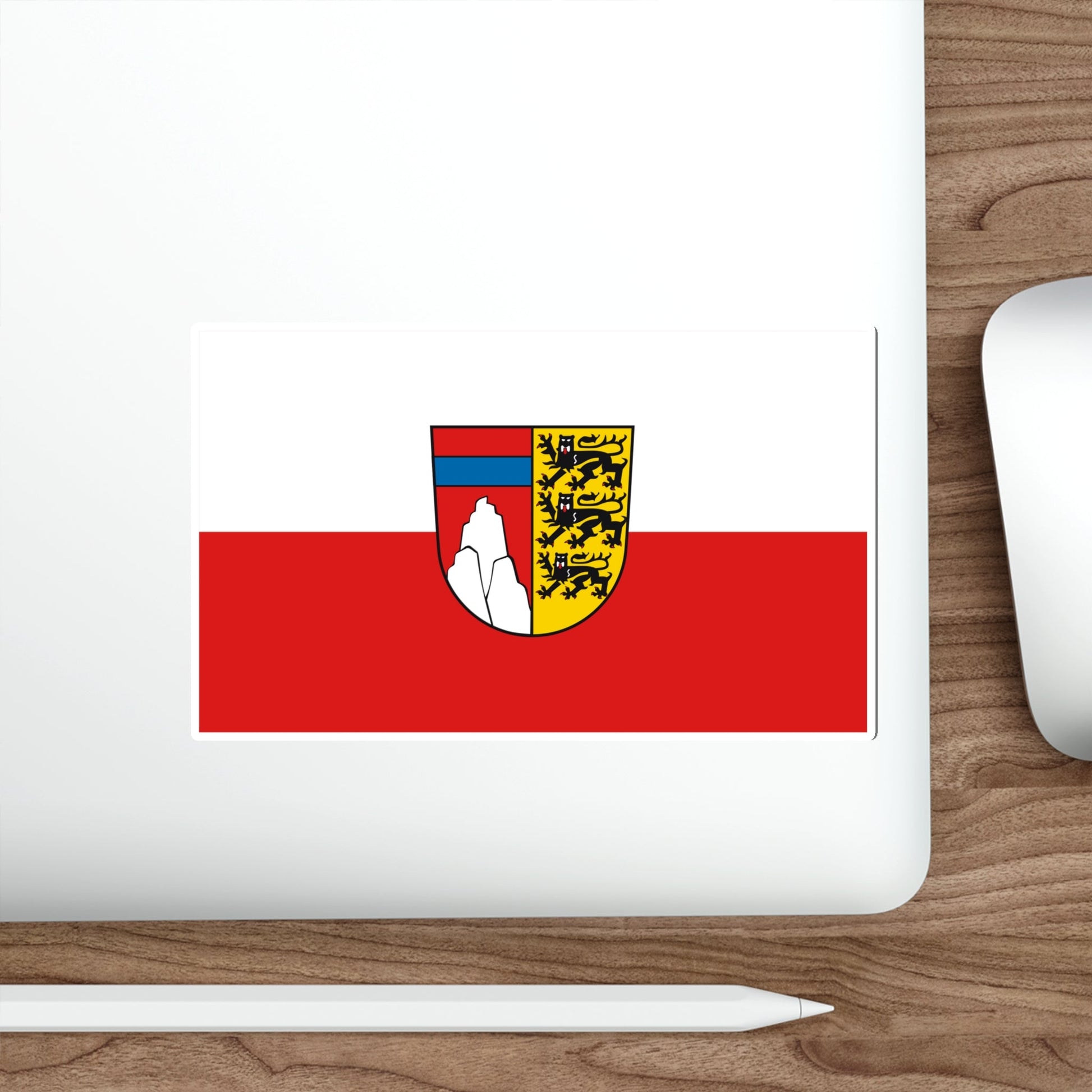 Flag of Oberallgäu Germany STICKER Vinyl Die-Cut Decal-The Sticker Space