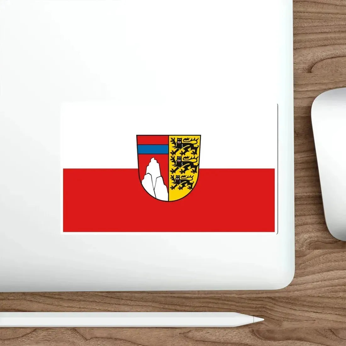 Flag of Oberallgäu Germany STICKER Vinyl Die-Cut Decal - The Sticker Space