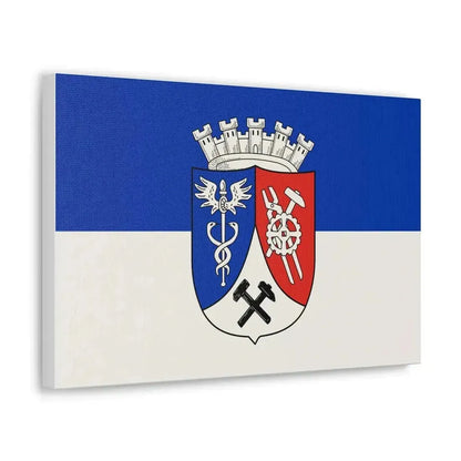 Flag of Oberhausen Germany - Canvas Wall Art - The Sticker Space