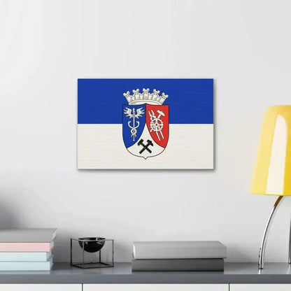 Flag of Oberhausen Germany - Canvas Wall Art - The Sticker Space