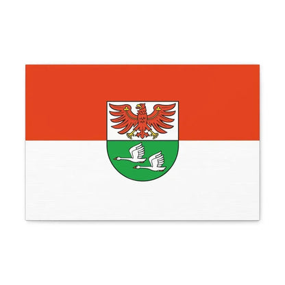 Flag of Oberhavel Germany - Canvas Wall Art 18″ x 12″ 1.25" - The Sticker Space