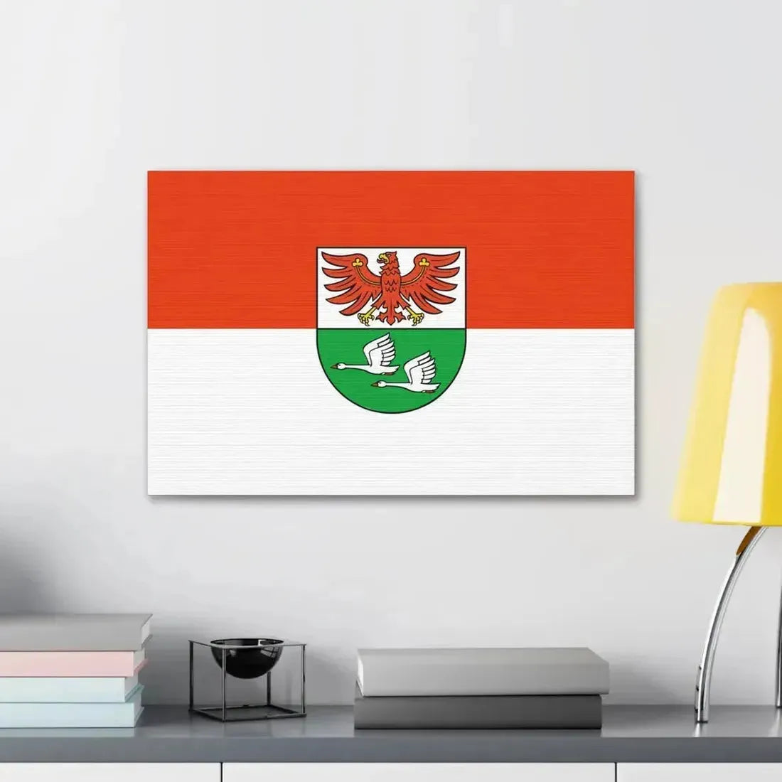 Flag of Oberhavel Germany - Canvas Wall Art - The Sticker Space