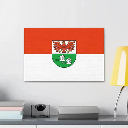 Flag of Oberhavel Germany - Canvas Wall Art - The Sticker Space