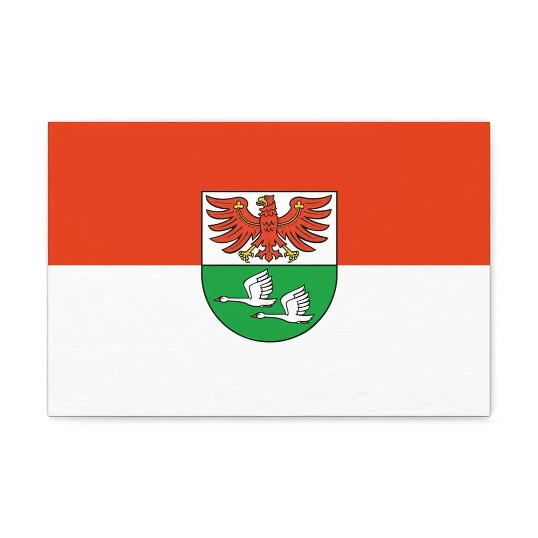 Flag of Oberhavel Germany - Canvas Wall Art - The Sticker Space