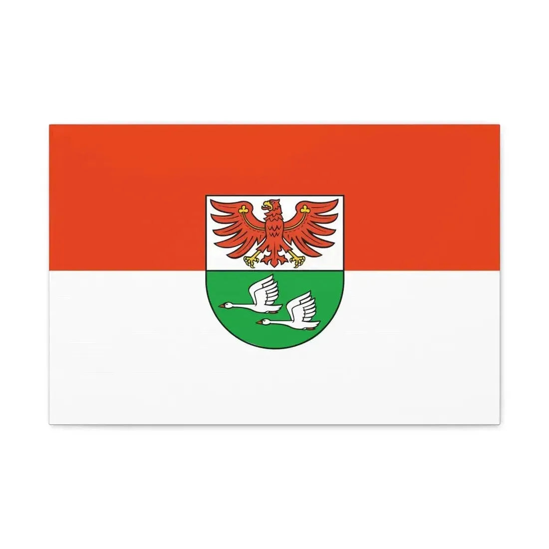 Flag of Oberhavel Germany - Canvas Wall Art - The Sticker Space