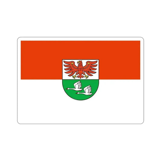 Flag of Oberhavel Germany STICKER Vinyl Die-Cut Decal 6 Inch - The Sticker Space