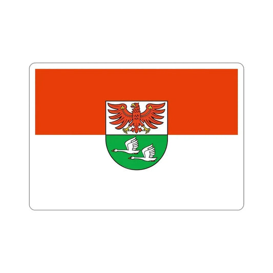 Flag of Oberhavel Germany STICKER Vinyl Die-Cut Decal 6 Inch - The Sticker Space
