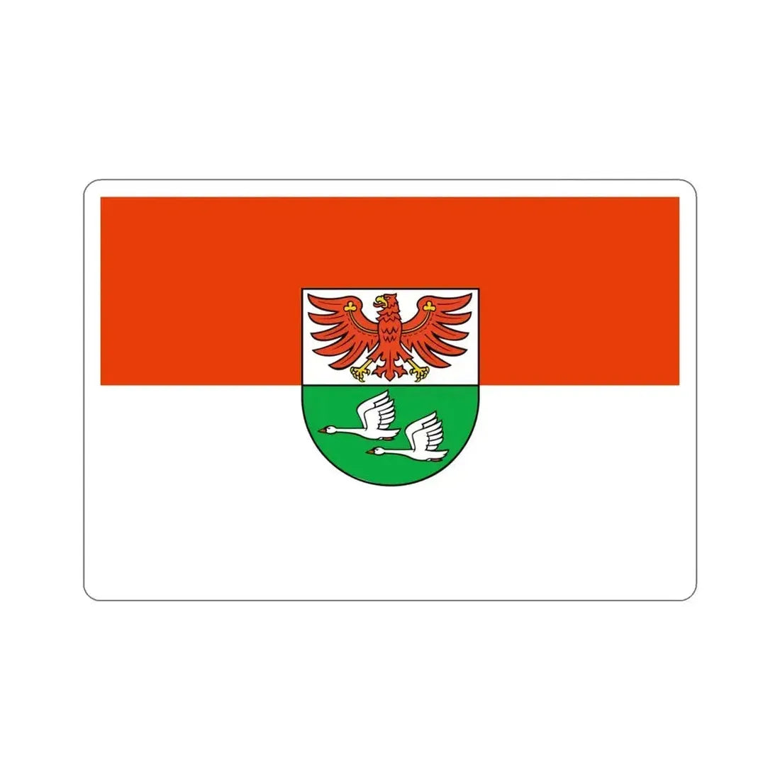 Flag of Oberhavel Germany STICKER Vinyl Die-Cut Decal - The Sticker Space