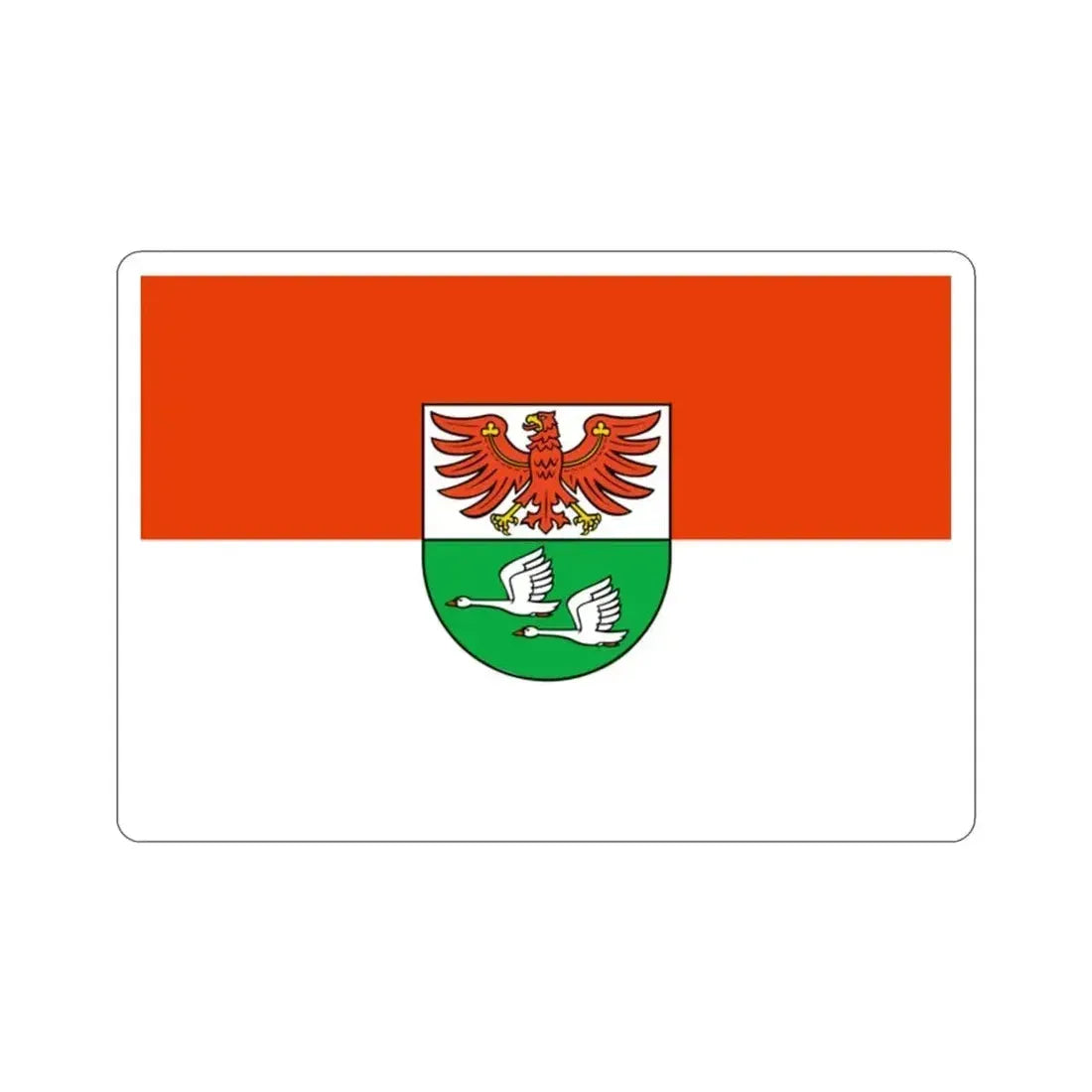 Flag of Oberhavel Germany STICKER Vinyl Die-Cut Decal - The Sticker Space