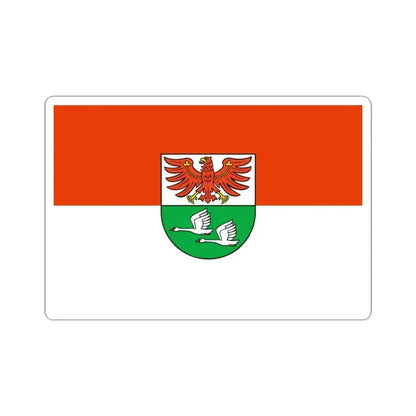 Flag of Oberhavel Germany - STICKER Vinyl Kiss-Cut Decal 3 Inch White - The Sticker Space