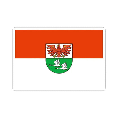 Flag of Oberhavel Germany - STICKER Vinyl Kiss-Cut Decal 4 Inch White - The Sticker Space