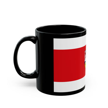 Flag of Oberspreewald Lausitz Germany - Black Coffee Mug-The Sticker Space