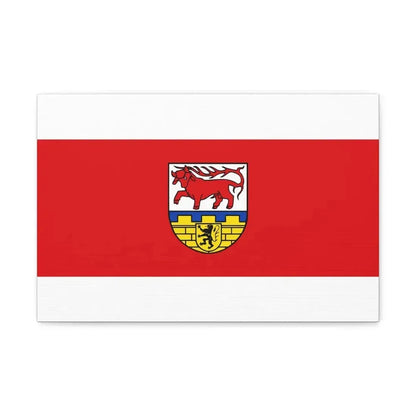 Flag of Oberspreewald Lausitz Germany - Canvas Wall Art 18″ x 12″ 1.25" - The Sticker Space