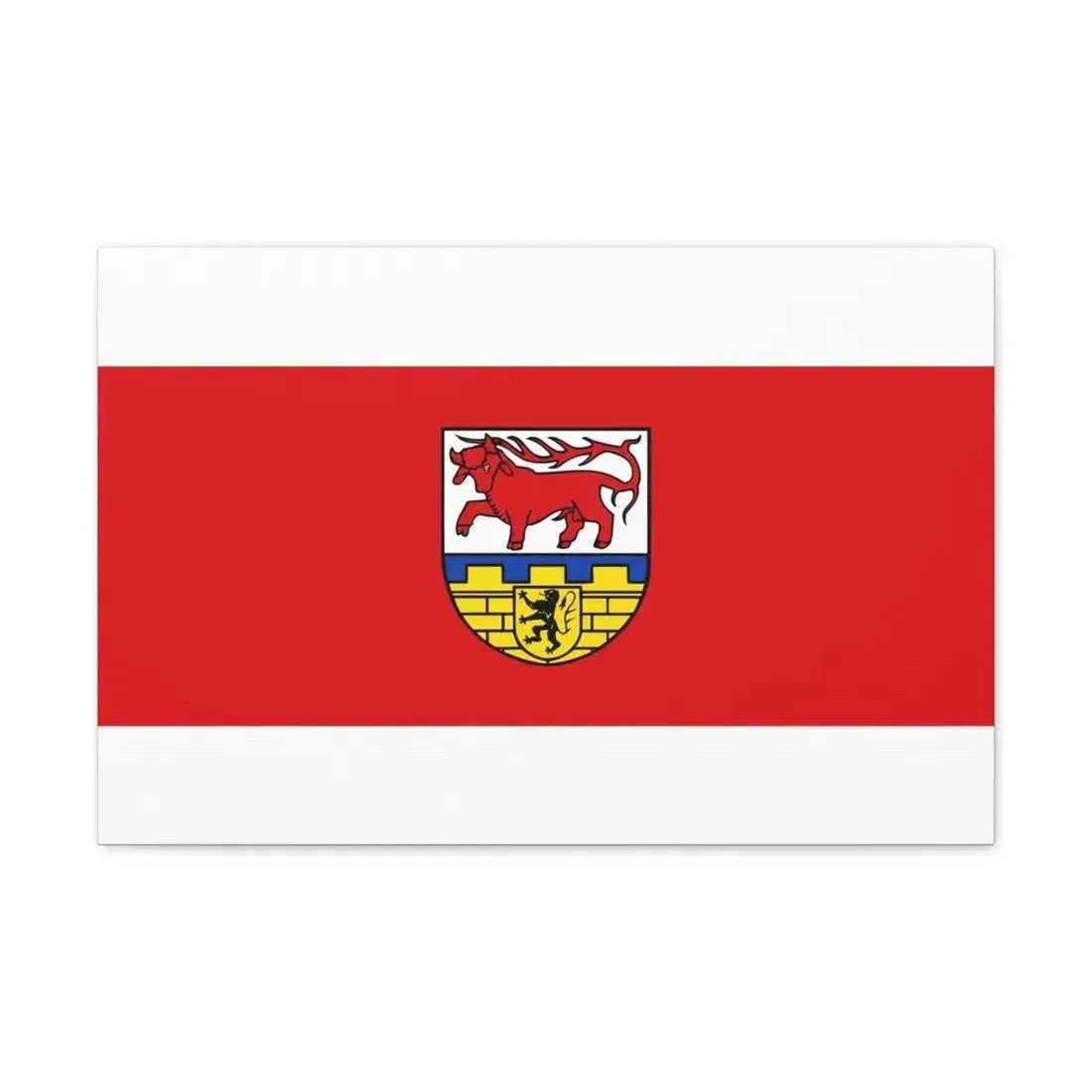 Flag of Oberspreewald Lausitz Germany - Canvas Wall Art 24″ x 16″ 1.25" - The Sticker Space
