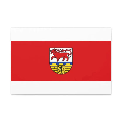 Flag of Oberspreewald Lausitz Germany - Canvas Wall Art 24″ x 16″ 1.25" - The Sticker Space