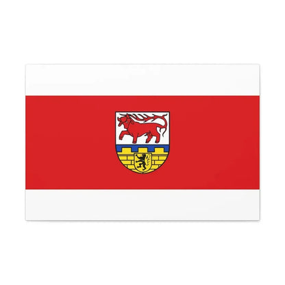 Flag of Oberspreewald Lausitz Germany - Canvas Wall Art 30" x 20" 1.25" - The Sticker Space